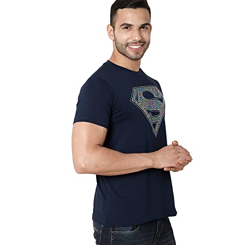 Image of Free Authority Mickey & Friends Printed Regular Fit Green Cotton Men's T-Shirt
