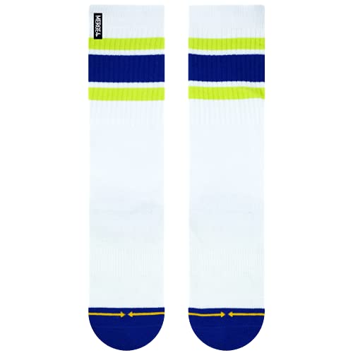 MERGE4 Haven Tall Green Youth Crew Socks2