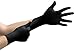 Produktbild 100 Stück Latexhandschuhe in Spender-Box puderfrei, nicht steril Einweghandschuhe Einmalhandschuhe schwarz (XL)