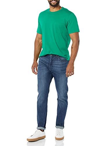Image of Amazon Essentials Men's Short-Sleeve Crewneck Pocket T-Shirts, Pack of 2
