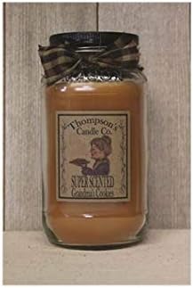 Thompson's Candle gclm Grandma's Cookies Large Mason Jar Scented Candle, 20 Oz