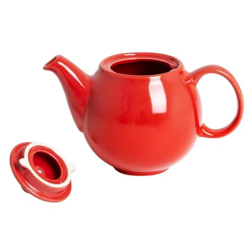 Tetera de café roja Olympia de 450 ml para hostelería y hogar (caja 2) 3