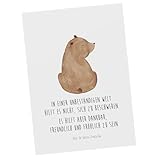 GLÜCKSMOMENTE TEILEN: Diese liebevoll gestaltete Postkarte von Mr. & Mrs. Panda bringt Freude in dein Leben; perfekt für besondere Momente und um Gefühle auszudrücken.