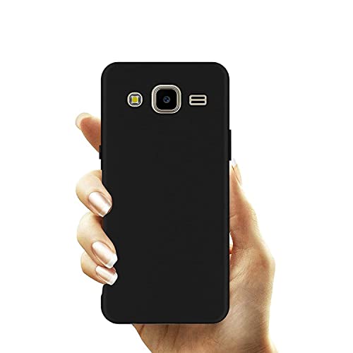 Image of Mobile Back Cover Case for Samsung Galaxy J7 Nxt (Silicone Case|CameraProtection|Black SC1510)