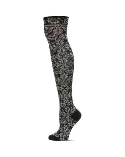 Image of MeMoi Jumbo Cable Over The Knee Cotton Blend Warm Socks