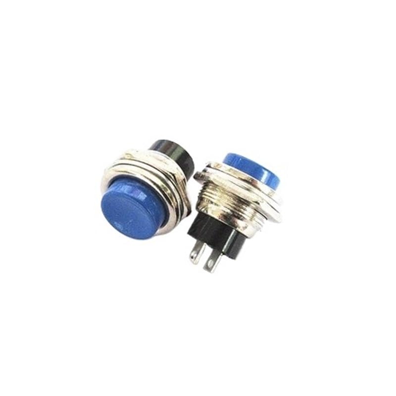 5 pcs DS-212 White Circular Since The Reset Unlocked Small Push Button Switch 16 mm