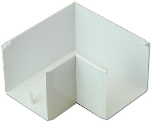 PRO POWER Flat Angle Connector – 50mm x 50mm | White Trunking Corner Fitting – CT30/FA