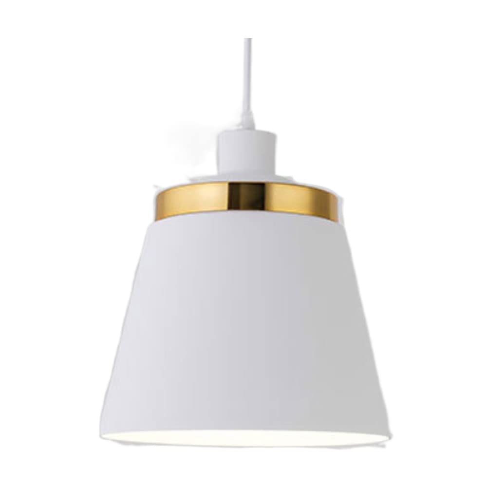 HXYSXHJUO E26 Adjustable Color Pendant Light Fixture - Blue Retro Chandelier for Home and Office(Blanc)