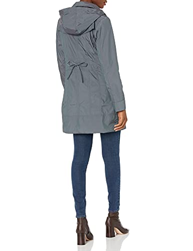 Image of Cole Haan Women's Back Bow Packable Hooded Rain Jacket