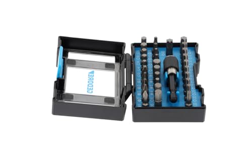 GEDORE Bit-Box Industrie, 32-teilig, Bit-Set mit Bit-Halter und Schraubendrehereinsätzen, 1/4", 6,3 mm, Profi, 666-032-J – Ansicht 4