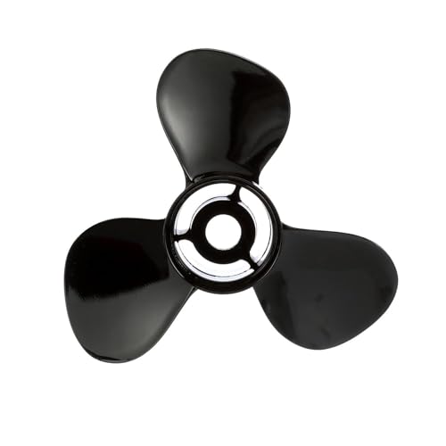 Image of Quicksilver Black Diamond 3-Blade Aluminum Propeller for Mercury and MerCruiser Engines