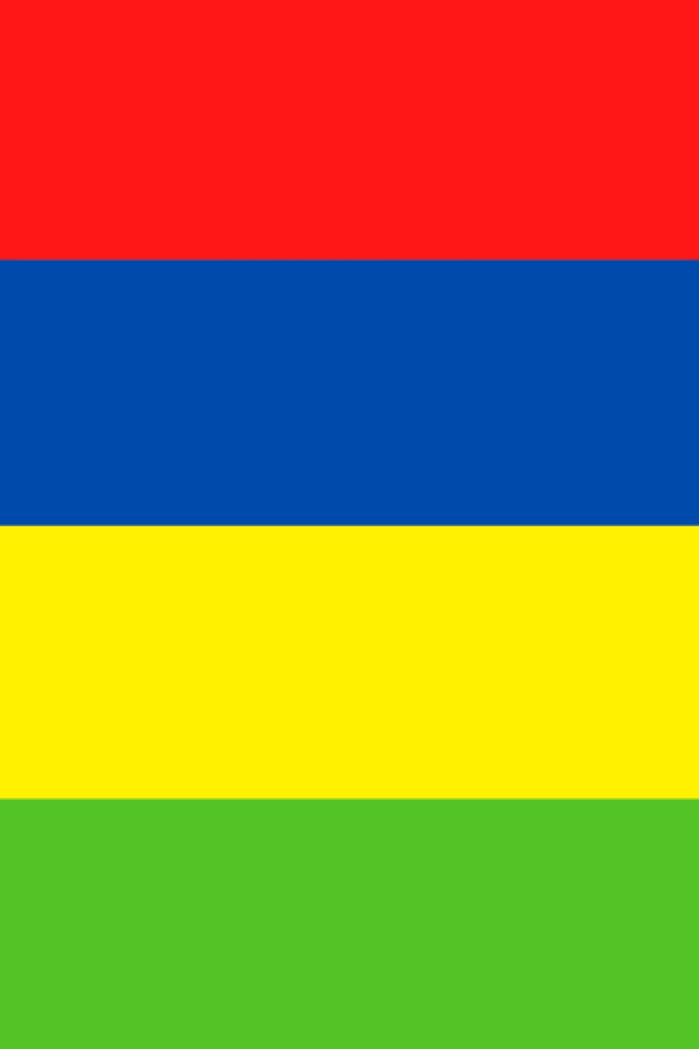 Mauritian Themed Notebook: Mauritian Flag Notebook 120 Pages