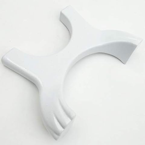 Jones & Grey - Cast Iron Column Radiator Foot Feet Support Stand Claw Design White Cover