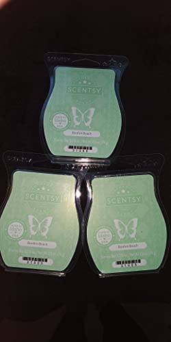 Scentsy, Bonfire playa, wickless vela Tart calentador de cera 3,2 oz Bar, 3-Pack (3)