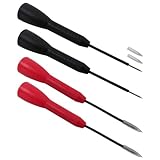 4 Pack 2mm Needle Test Probes 600V/10A Piercing Needle Non-Destructive Test Probe Multimeter Probes Fine Point Tip Adapter Set for Multimeter Leads Electrical Testing by BLUE ELF