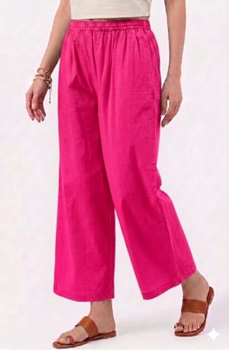 Image of Set of 2 Soft Reyon Cotton Regular Palazzo for Womens and Girls Combo Pack
