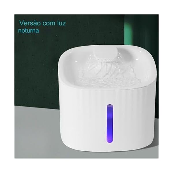 GONDMAX Bebedouro AutomÃ¡tico para Gatos e CÃ£es, 3 Litros, Branco - Imagem 4