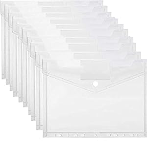 20 Stück Hiqe-Fl Dokumententasche A4 mit Klettverschluss