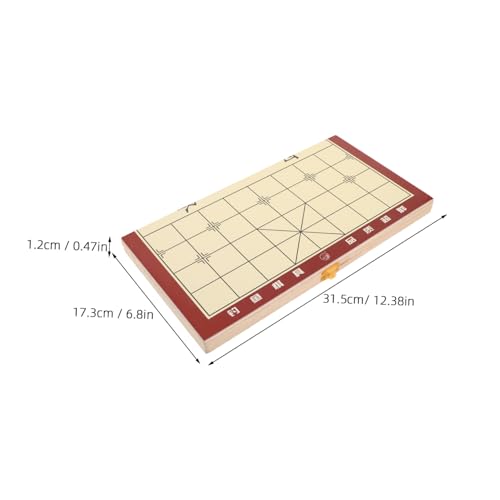 Jeu d'échecs chinois compact : finis les pions perdus avec la boîte - 2