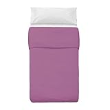 Funda nórdica de algodón/poliéster Lila de Cama 90 clásica para Dormitorio Basic
