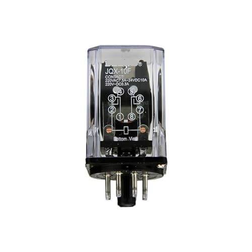 Relé JQX-10F 2Z AC110V intermedio de ocho pies redondos para control industrial