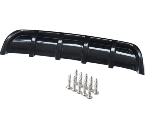 Image of Body Styling-Body Kit Rear /Front 3PC 4PC Splitters & Spoilers Various Type of Fin Diffusers and 2PC Big Small Sides ABS Mirror Covers & Wheel Arches Car Accessories (6 FIN Black Diffuser)