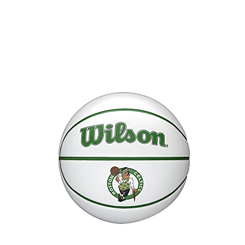 Image of WILSON NBA Team Autograph Mini Basketball - Boston Celtics