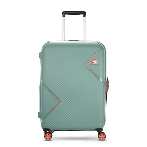 American Tourister Kamiliant Set of 3 Trolley Bags 55 Cm, 68 Cm and 79 Cm Small, Medium and Large Hard-Sided Polypropylene 4 Wheeler Spinner Luggage (Slate Grey, Set of 3)