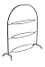 Bon Chef 7007BLK Wire Stand, 3-Tier, Fits Item #2051, 30" Height x 26" Width, Black
