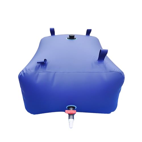 Wakects Vessie à Eau Portable, Conteneurs de Stockage d'eau, Réservoir Souple d'urgence Pliable pour Le Camping, Sac d'eau Pliable pour Jardin Extérieur et...