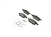 BOSCH BP1668 QuietCast Premium Semi-Metallic Disc Brake Pad Set - Compatible With Select Ford Focus; FRONT