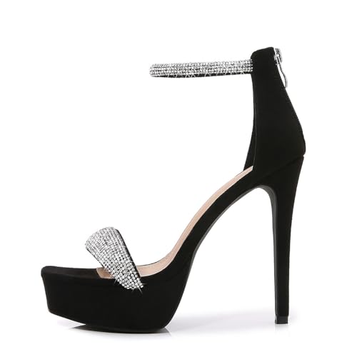 Sandales talons aiguilles bout ouvert femme escarpins de soirée