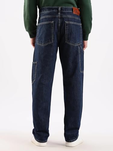 Image of Rinse-Wash Regular Fit Mid Rise Jeans