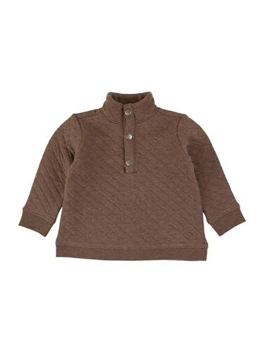 Rugged Butts Heather Carafe Quilted Quarter Snap Sweatshirt - 5