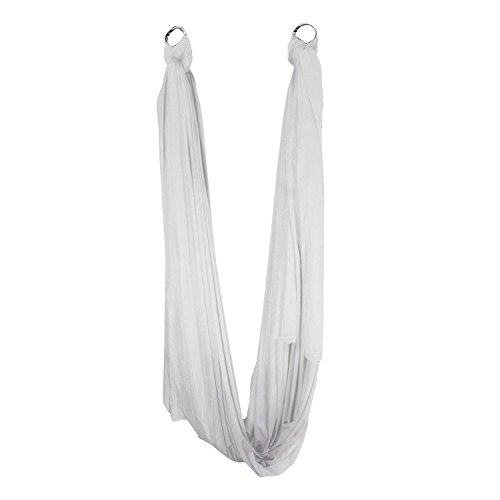 Firetoys - Hamaca para yoga, color blanco