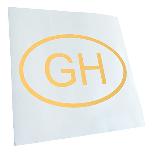 Autocollant voiture Ghana GH multicolore résistant pour moto et camion