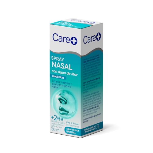 Miniatura 8 de Care , Spray Nasal Con Agua De Mar, Hidratación Y Limpieza Nasal, Con Dexpantenol, Alivia La Congestión Y Sequedad, Apto Para Bebés Y Adultos, 20ml X 2 Uds
