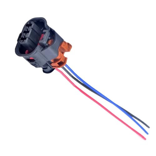 Conector de bobina de encendido hembra con arnés de 3 pines para Citroën 2