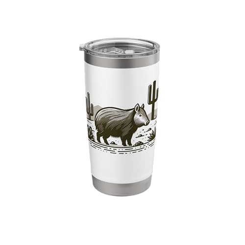 Javelina in Desert, Javelina Stainless Steel Insulated Tumbler