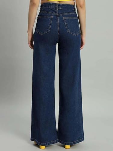 Image of ADBUCKS Flared Jeans for Women High Waisted Bell Bottom Trendy Stretchy Flare Jeans