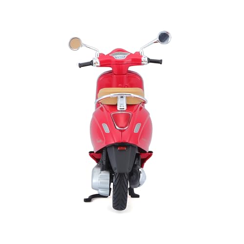 Modelo motocicleta scooter 1:18 roja miniatura 5