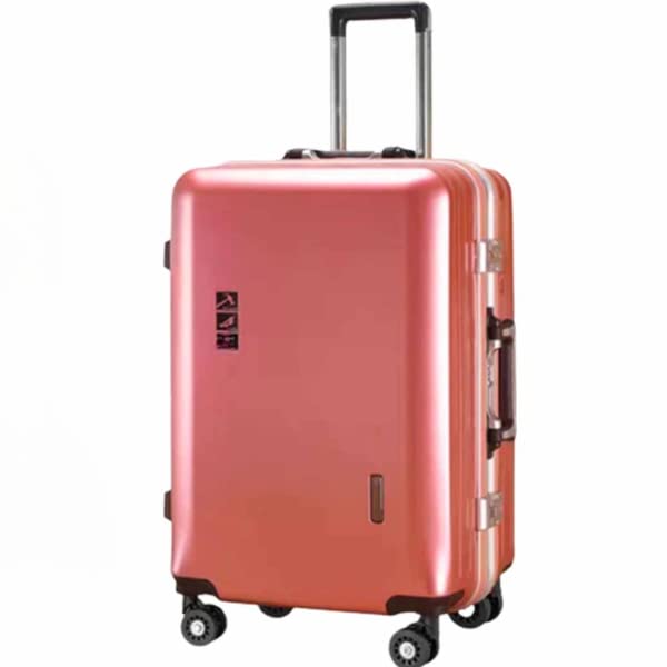 Smart Travel Trolley Suitcase, Multi-Functional Rechargeable Ultra-Quiet Universal Wheel Suitcase, Trinity Combination Lock,Silver-35 * 22 * 55CM (Gold 45 * 27 * 70CM)