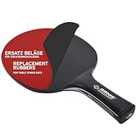 Donic-Schildkröt Tischtennis Ersatzbeläge QRC – ITTF-zugelassene Beläge in verschiedenen Levels & Schwammstärken, für blitzschnellen Belagwechsel, Schwarz/Rot