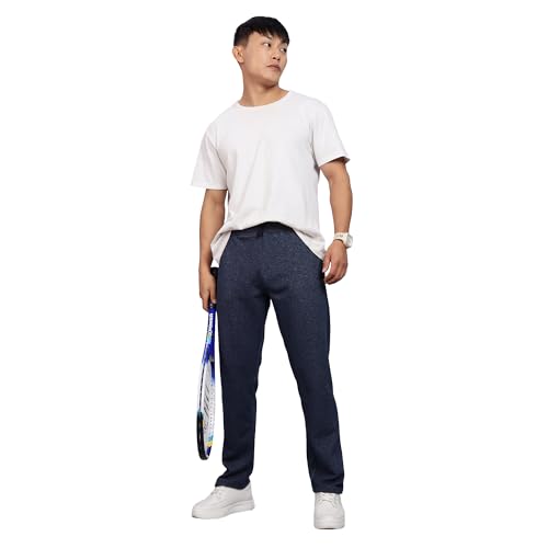 Image of fanideaz Mens Cotton Track Pants for Men Summer Night Lower Gym Trousers Travel Wear Full Length Bottoms Casual Sportswear Relaxed Fit Comfortwear Loungewear Pants