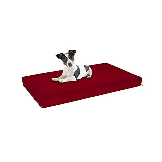 Italian Bed Linen Materassino Morbidoso, Esterno 100% Microfibra, Bordeaux, 100 x 60 cm