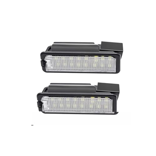 Lámpara matrícula trasera coche luz LED blanca VW Scirocco EOS 2