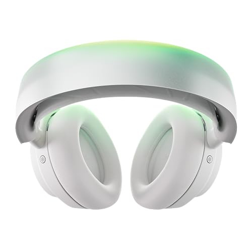 SteelSeries Arctis Nova Pro Wireless Xbox Blanc - Casque Gaming multisystème - Haut-parleurs magnétiques néodyme - ANC - Autonomie illimitée - Micro ClearCast Gen2 - Xbox, PC,PS5,PS4, Switch 2 -Blanc