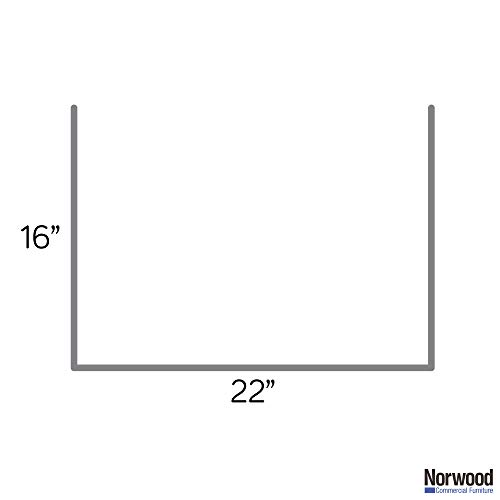 image for Norwood Commercial Furniture Portable Desk Top Protective Sneeze Guard