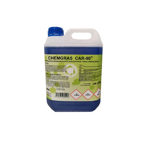 Desengrasante carrocerias concentrado profesional, Chemgras Car 90. Envase de 25 litros