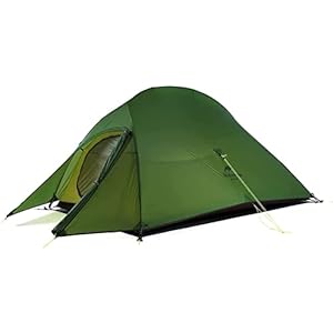 Naturehike Cloud-Up 2 Ultralichte Tent Backpacking-tent voor 2 Personen Wandelen Kamperen Buiten (20D Bosgroene Upgrade)